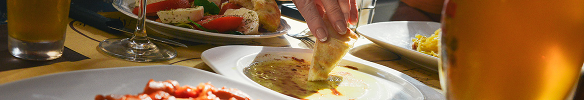 Eating Barbeque at Sempre Fame Barbeque Restaurant & Catering restaurant in Floral Park, NY.